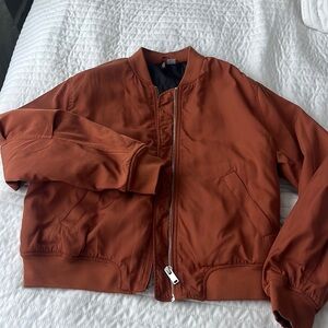 H&M Bomber Jacket - Burnt Orange - Great condition! Size L